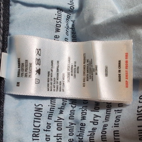 *NWT* Red Bull Distribution Co. Denim Relaxed Taper Size 32x32 In Dark Wash - Picture 7 of 13